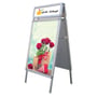 A Frame Sign Stand with Header for Sidewalk Advertising - A-Frame Xtra™