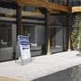 A Frame Sign Stand with Header for Sidewalk Advertising - A-Frame Xtra™