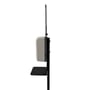 Automatic Hand Sanitizer Dispenser Stand with Poster Frame - Black