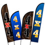 4x4 Wheel Drive Flags