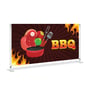BBQ - Pre Printed Product Line Up - Dark Brown