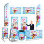 Ice Cream - Pre Printed Product Line Up - Blue