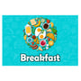 Breakfast - Pre Printed Product Line Up - Blue