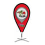 Bullet™ Flag - Promotional Location Pin Flag