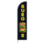 Burgers, Fries & Sandwiches Flag- Feather Banner