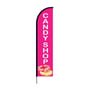 Candy & Cotton Candy Print Feather Flag for Retail Stores