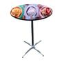 Round Cocktail Table with Custom Printed Top - Canix Tip Top™