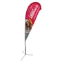 Flex Blade® Compact - Custom Printed Teardrop Flag