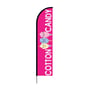 Candy & Cotton Candy Print Feather Flag for Retail Stores