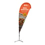 Flex Blade® G7 - Custom Printed Teardrop Flag