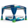 Flathaus™ Cabana Tent With Curtains