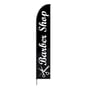 Beauty Spa Salon & Barber Shop Flag - Feather Banner