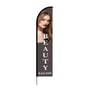 Beauty Spa Salon & Barber Shop Flag - Feather Banner