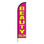 Beauty Spa Salon & Barber Shop Flag - Feather Banner