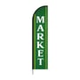 Market Sign Feather Flag