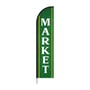 Market Sign Feather Flag