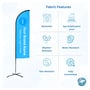 Personalized Feather Flag - Flex Banner™ 7', 11', 14', 17', 21.5'