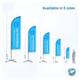Personalized Feather Flag - Flex Banner™ 7', 11', 14', 17', 21.5'