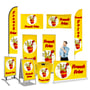 French Fries - Pre Printed Product Line Up - Yellow