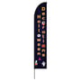 Happy Halloween Banner Feather Flag