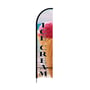 Ice Cream Print Feather Flag for Restaurants