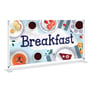 Breakfast Pre - Printed Product Line Up - Light Blue