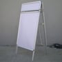 A Frame Sign Stand with Header for Sidewalk Advertising - A-Frame Xtra™