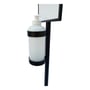 Metal Hand Sanitizer Poster Stand with 1 Liter Bottle Receptacle