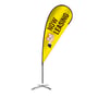 Flex Blade Teardrop Flag for Real Estate (12.5 Feet)