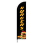 Burgers, Fries & Sandwiches Flag- Feather Banner
