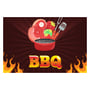 BBQ - Pre Printed Product Line Up - Dark Brown
