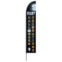 Happy Halloween Banner Feather Flag