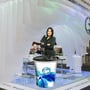 Shox™ Automatic Pop-Up Charging Portable Podium with Custom Print
