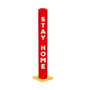 Bollard Skinz™ COVID-19 Awareness Bollard Cover