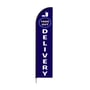 Free Delivery & Take Away Print Feather Flag for Restaurants