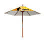 Custom Market Umbrella with Pole System, Round