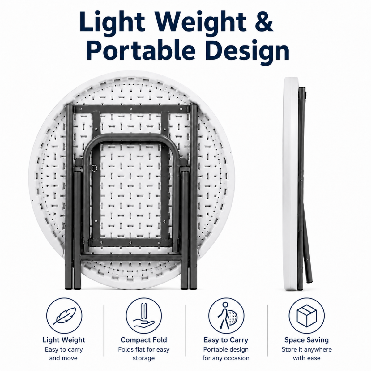 Canix Lite Table - Lightweight and Portable Design Table