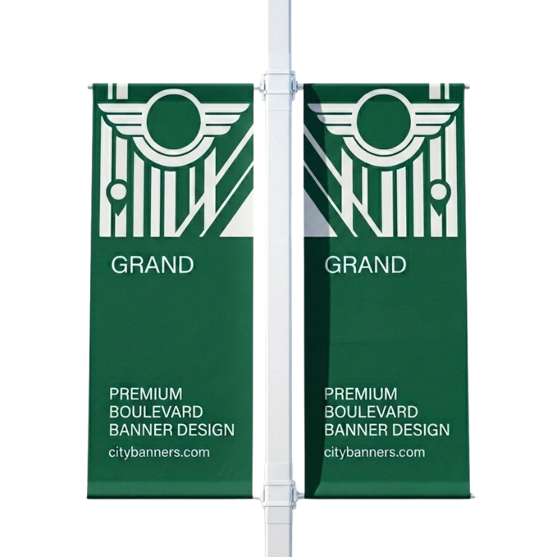 Outdoor Baulevard Street Pole Banner
