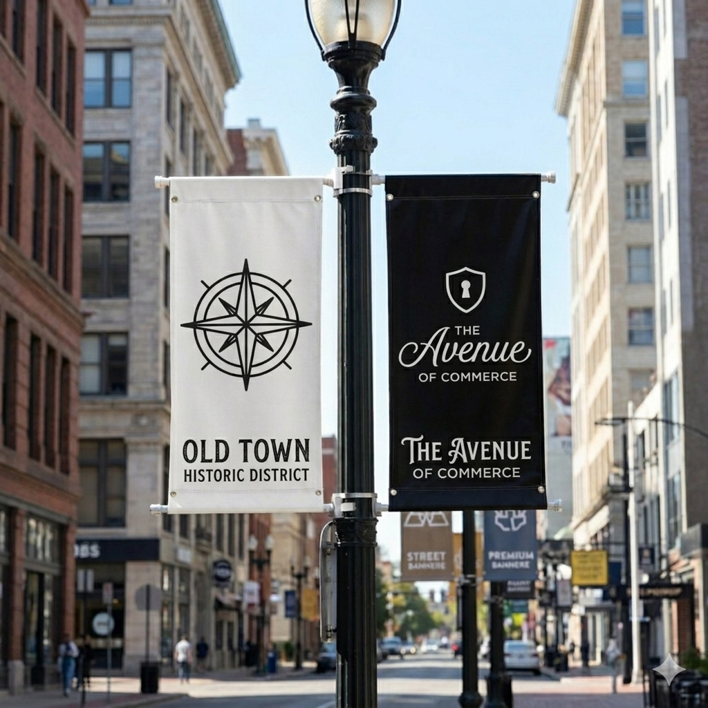 Stanza™ Boulevard Banners - Avenue Street Pole Banner