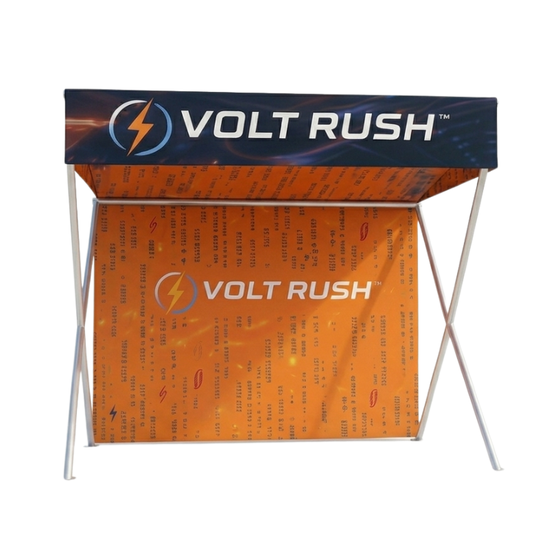 Z Canopy Tent - Volt Rush Print Outdoor Portable Canopy Tent Side View