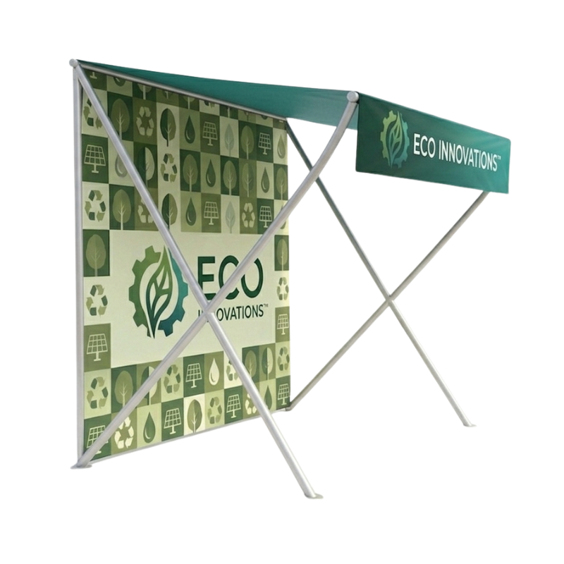 Z Canopy Tent - Eco Innovation Print Outdoor Portable Canopy Tent Side View