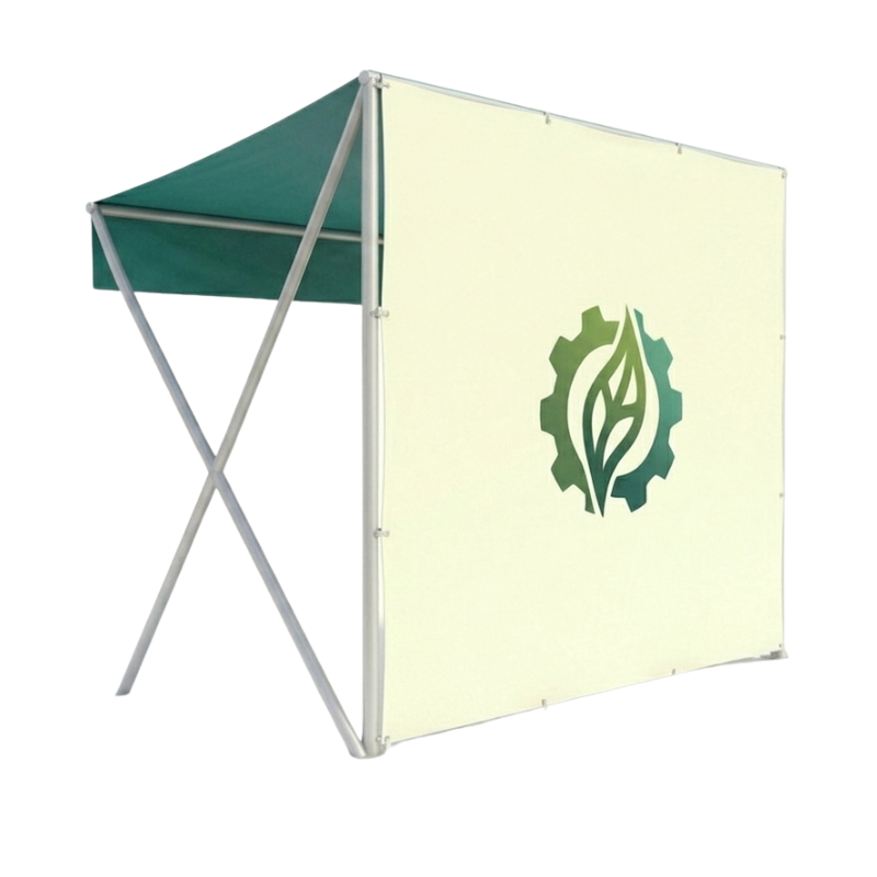 Z Canopy Tent - Eco Innovation Print Outdoor Portable Canopy Tent Back View
