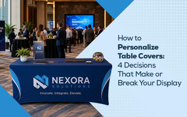 How to Personalize Table Covers: 4 Decisions That Make or Break Your Display