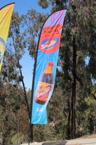 Advertising Feather Flag banner