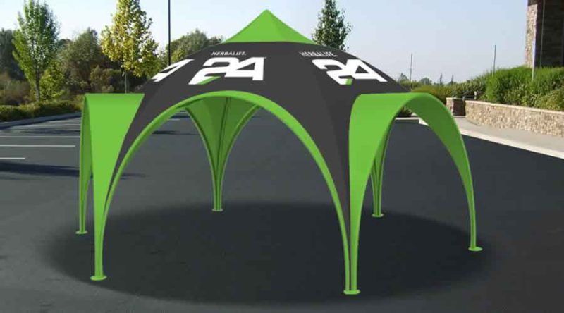 Custom Printed Action Tent