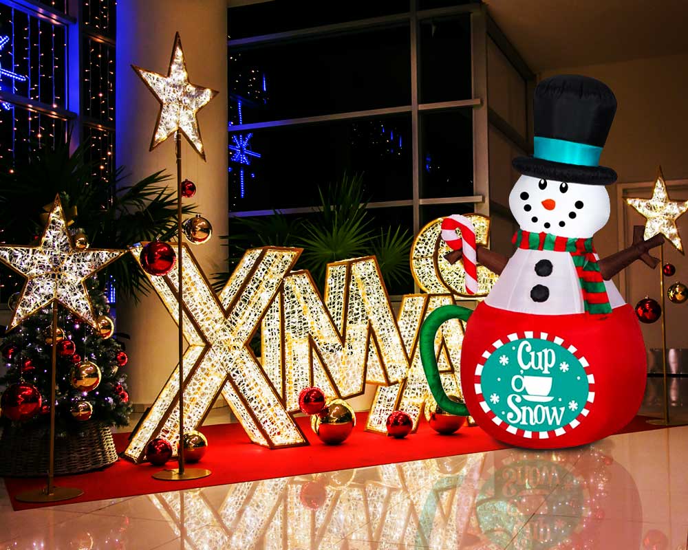 Personalized Outdoor Holiday Inflatables 