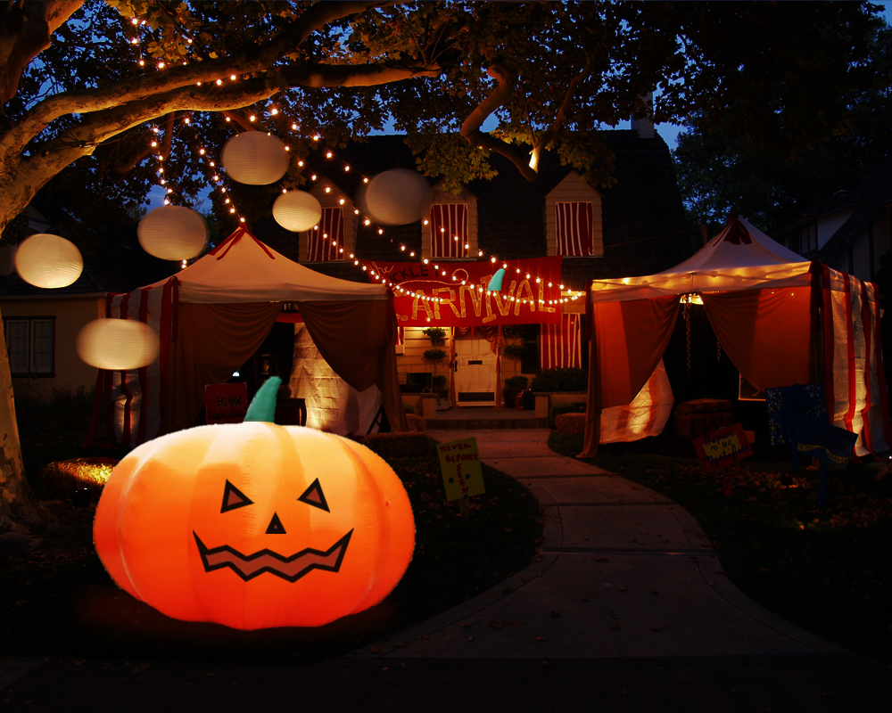 customized outdoor inflatable halloween decoration