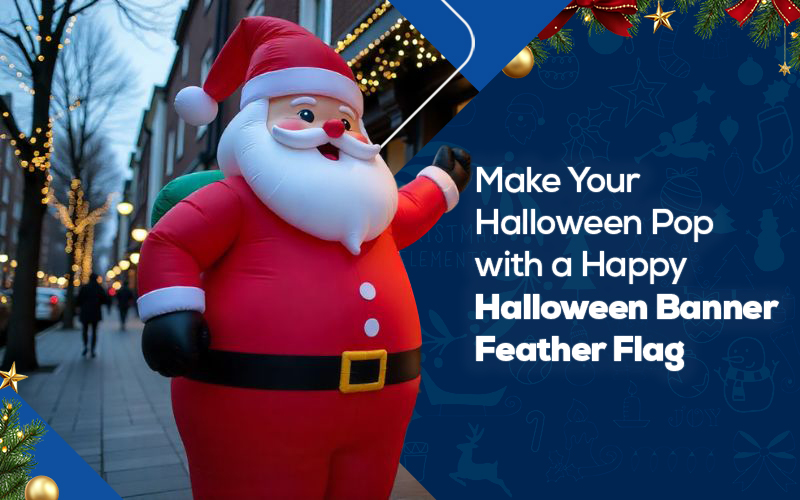 Go Big with a Giant Inflatable Santa or Holiday Archway Display