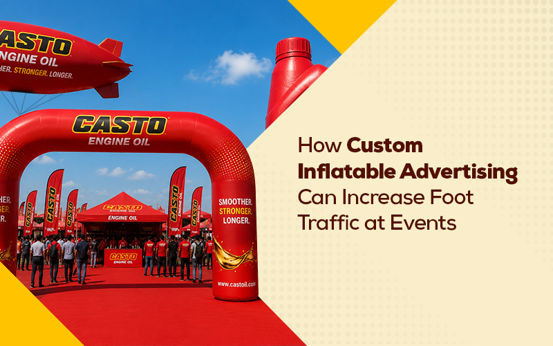 How Custom Inflatable Advertising Can Increase Foot Traffic at Events